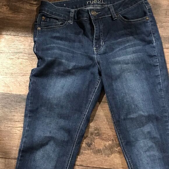 Rue 21 Jean jeggings Size 8 regular - Picture 3 of 9